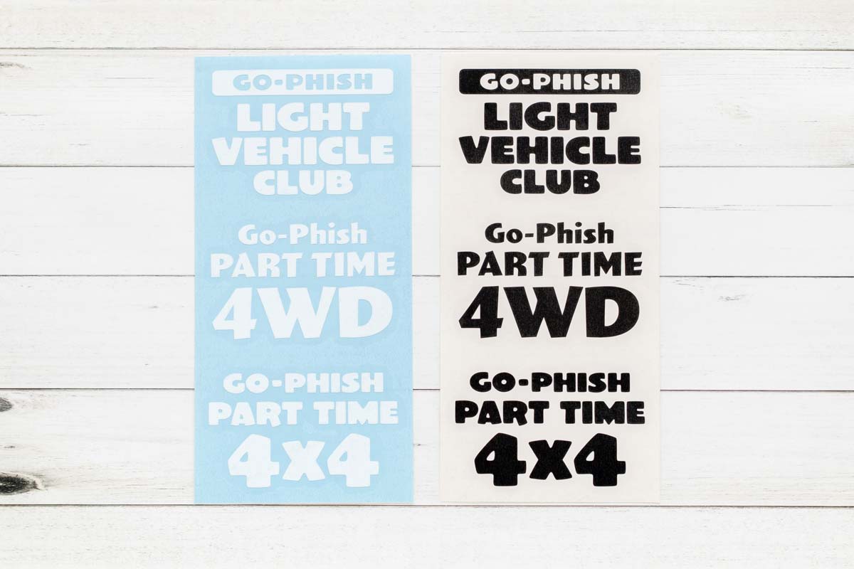 パートタイム4WDステッカー