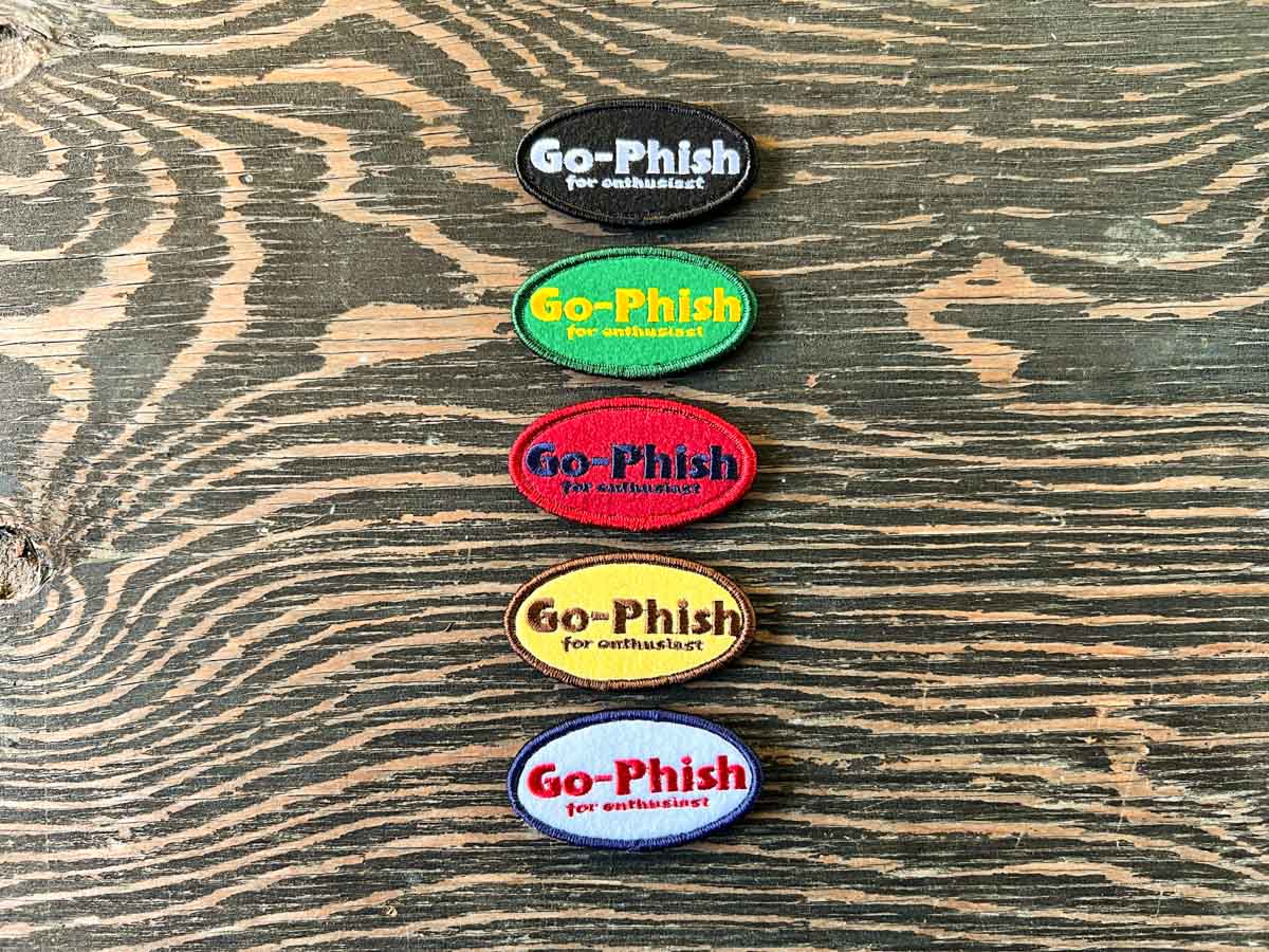 Go-PhishベルクロワッペンS オーバル