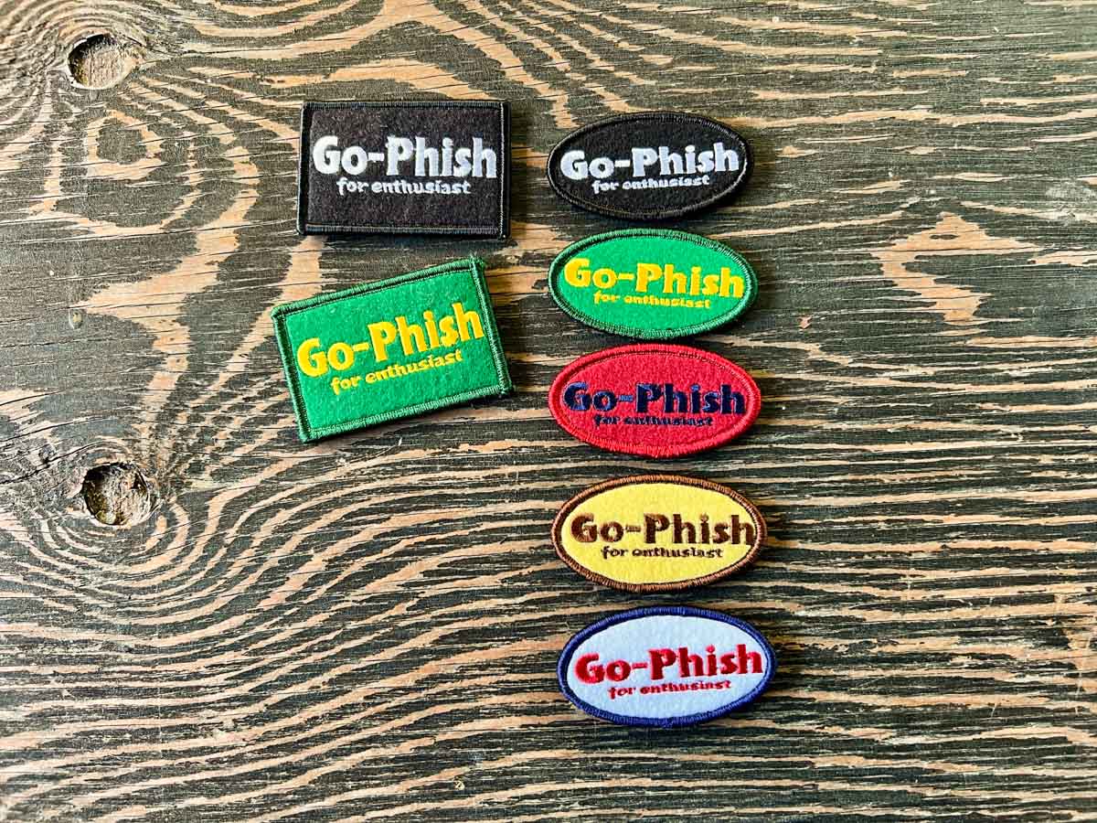 Go-PhishベルクロワッペンS オーバル