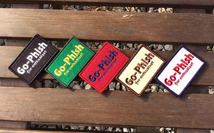 Go-Phish ベルクロワッペン M スクエア1